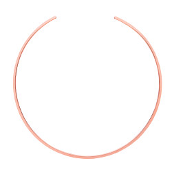 925 Sterling Silver Piana Collarette Rose Gold Plate