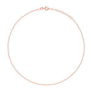 925 Rose Gold Plated 14
