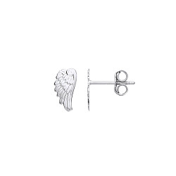 925 Sterling Silver Angel Wings Stud Earrings