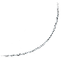 925 Sterling Silver Cubic Zirconia Marquise Necklace