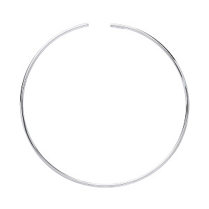925 Sterling Silver Flexi Tube Fancy Collarette Necklace