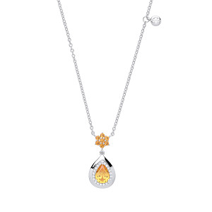 925 Sterling Silver CZ Tree Of Life Pendant Necklace