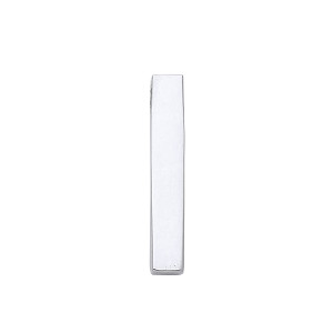 Silver Solid Long Bar Pendant