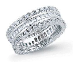 925 Sterling Silver Cubic Zirconia Fashion Ring