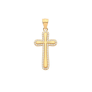 Gold Plated Cross Pendant