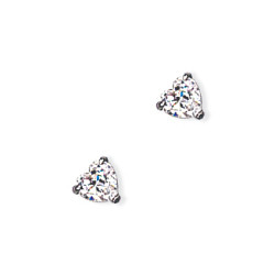 4mm Heart 925 Sterling Silver Stud Earrings (Pack of 5)