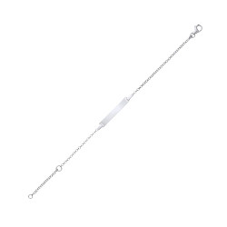 Silver Childrens ID Bracelet