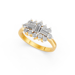 Lab Diamond Engagement Ring