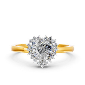 Lab Diamond Solitaire Ring