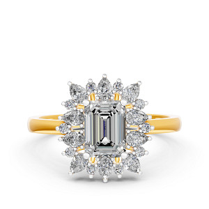 Lab Diamond Solitaire Ring