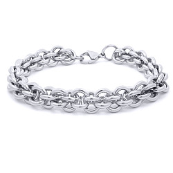 Stainless Steel Multi Round Belcher Link Bracelet