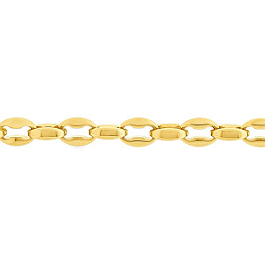Stainless Steel Open Puffed Jumbo Mariner Link 18