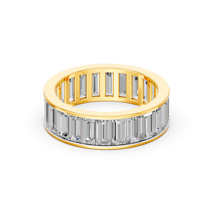 Lab Diamond Wedding Band Ring