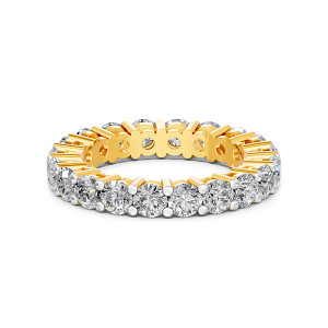 Lab Diamond Wedding Band Ring