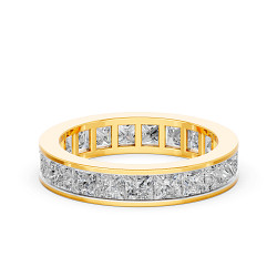 Lab Diamond Wedding Band Ring