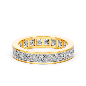 Lab Diamond Wedding Band Ring