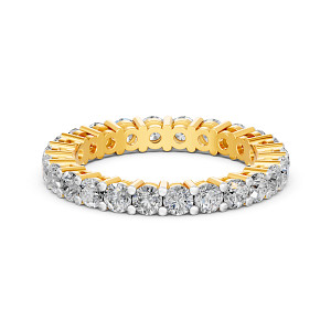 Lab Diamond Wedding Band Ring