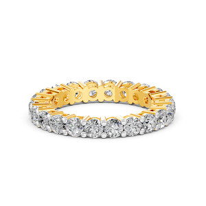 Lab Diamond Wedding Band Ring