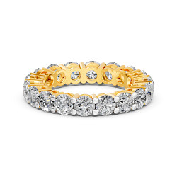 Lab Diamond Wedding Band Ring
