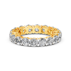 Lab Diamond Wedding Band Ring